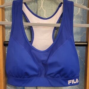 🏃‍♀️FILA ROYAL BLUE PADDED SPORTS BRA LARGE